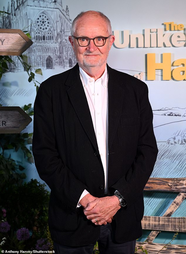 They were also joined by Oscar winner Jim Broadbent (pictured) and Billy Crudup