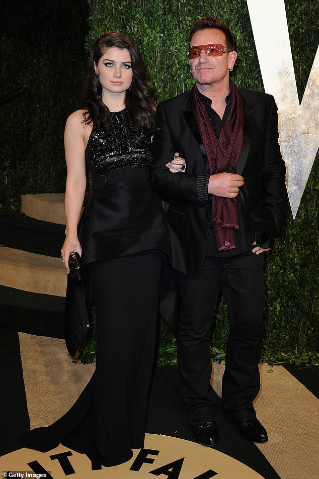 Eve Hewson pictured with dad Bono in 2013