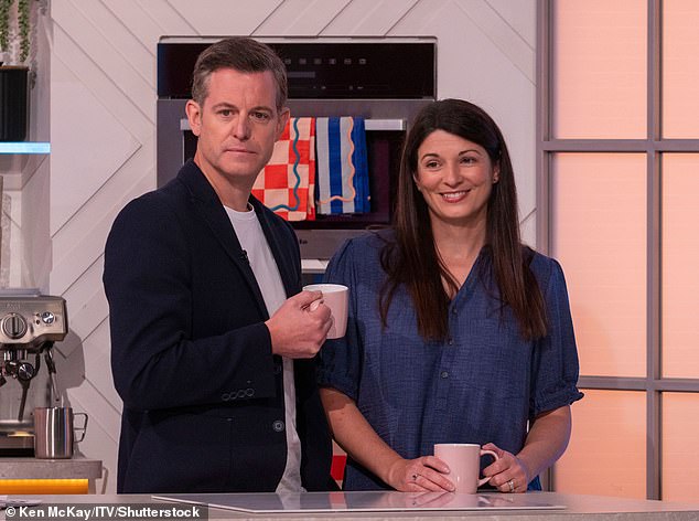 Following Blue Peter, he's had a hugely successful career in broadcasting, fronting Countryfile and The One Show, and he was awarded an MBE in 2022 (pictured with his wife Nicola)