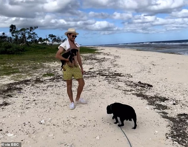 Victoria said life on 'the run' for her and Inigo was 'great' and that he was 'happy' while they were on the island
