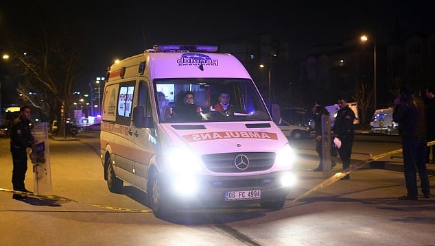 Emergency services rushed to the scene in Turpçu Village, in the ¿ebinkarahisar district