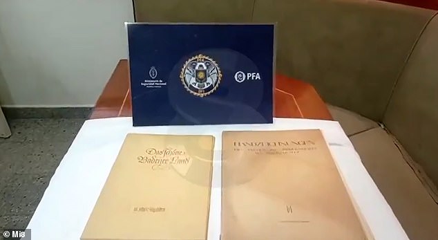 Investigators seized every documents from the home, but not the prized artwork they went in looking for, as it was not found in the Mar del Plata home