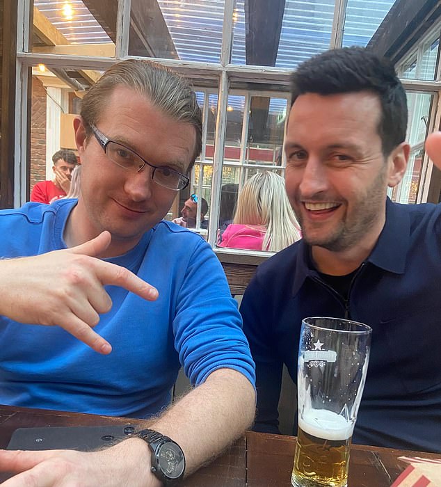 The 37-year-old (left) told the chatbot he was 'f****d' after delaying medical treatment because he was following its belief that his oesophageal pains were 'muscular'