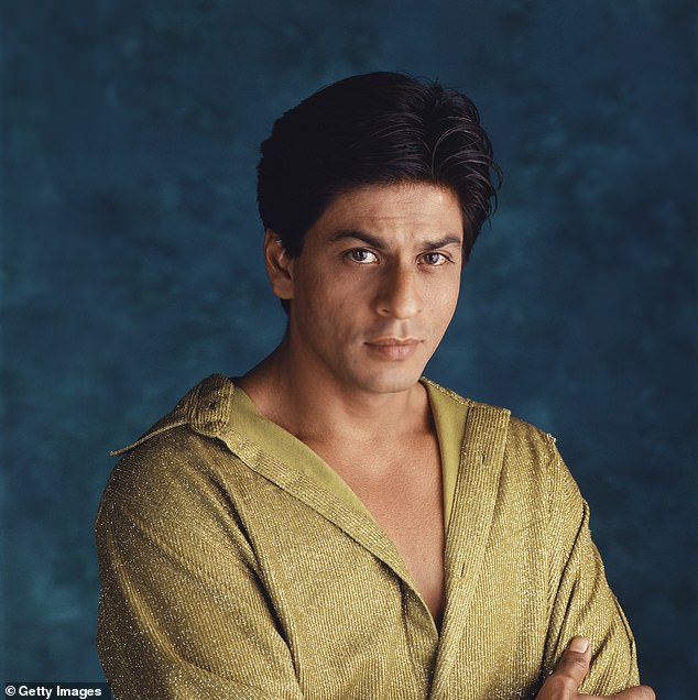 Shah Rukh as seen in a portrait taken in 2003, when he was 38.