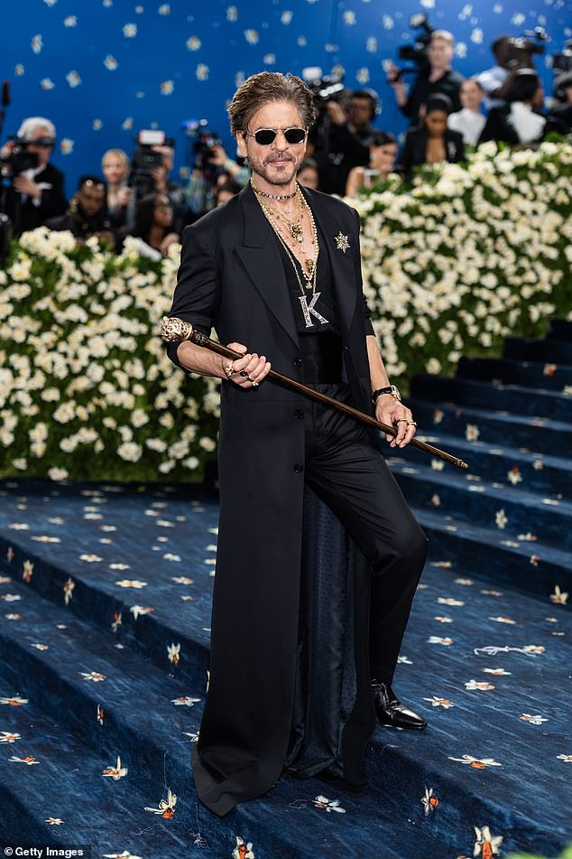 Shah Rukh made his Met Gala debut earlier this year, when the actor represented India at the Metropolitan Museum of Art in New York on 5 May, wearing designer Sabyasachi's interpretation of 'Superfine: Tailoring Black Style'