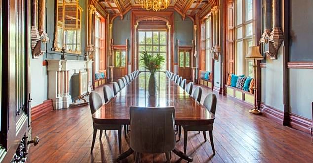 The home boasts 11-bedrooms, 10-bathrooms, a gym, sauna and even a meditation room - the spectacular Grade II-listed property near Stroud in Gloucestershire has undergone extensive renovations