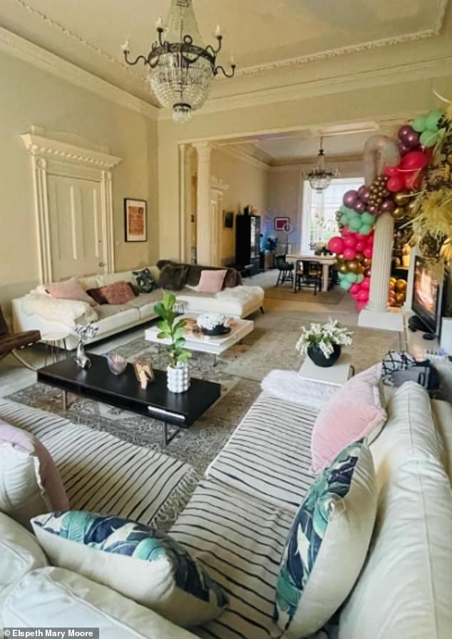 The family relocated from Islington, North London to Huddersfield to raise their children and fell in love with the six-bedroom mansion, built in 1866, buying it for £575,000