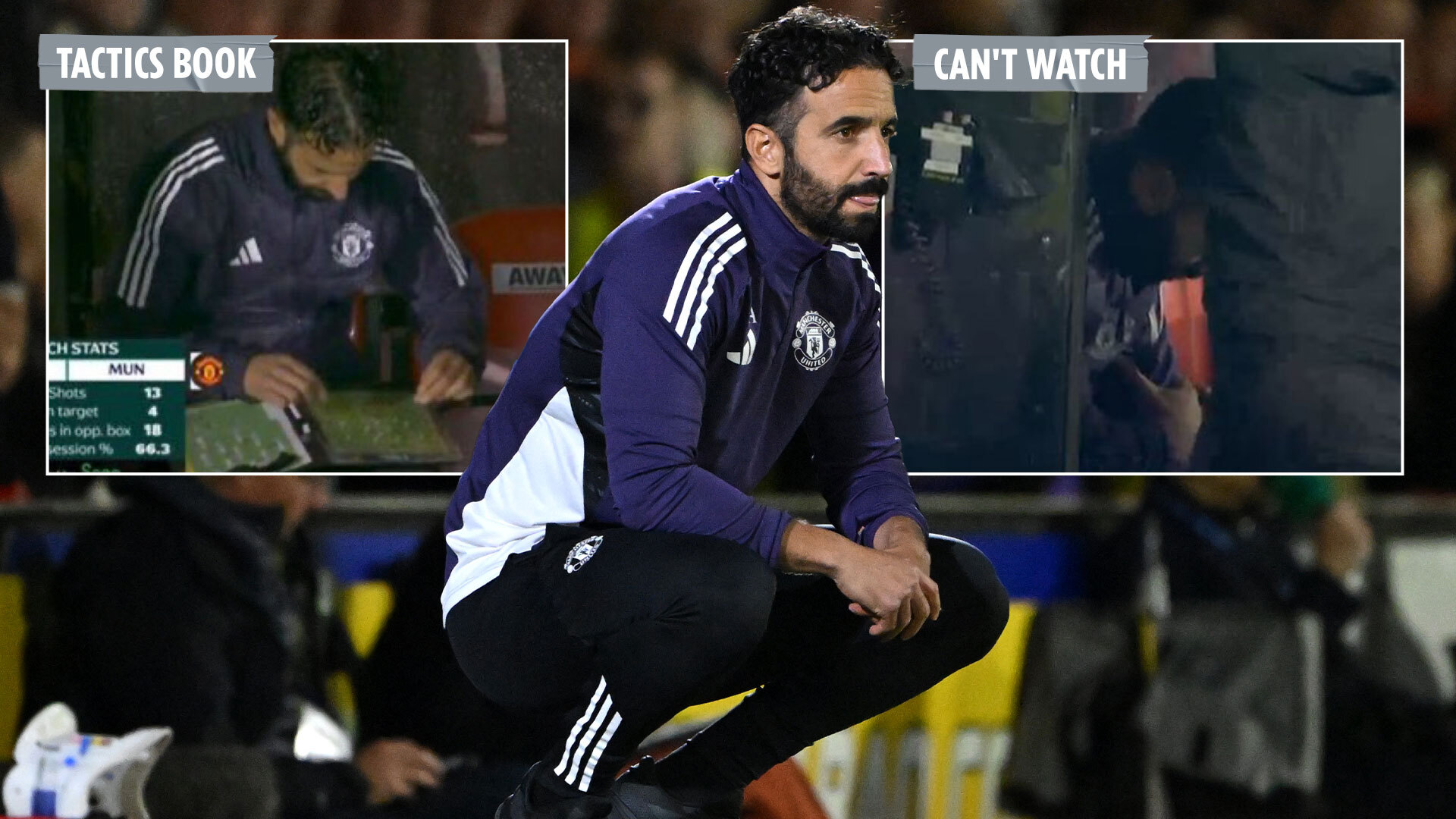 'Coward' - Man Utd fans demand Ruben Amorim SACKED after spotting two incidents in Grimsby humiliation