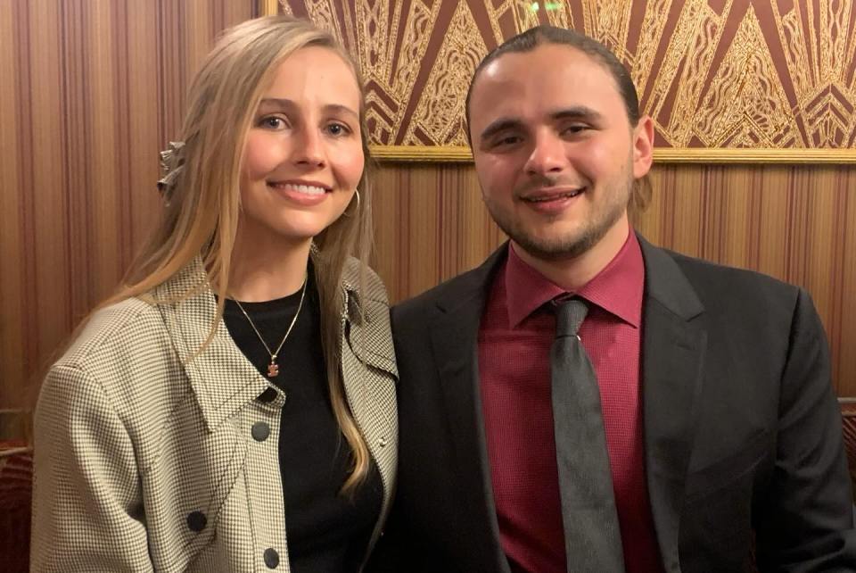 Prince Jackson and his fiancée, Molly.