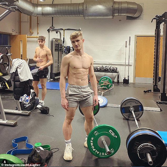 Team GB Olympic gold medallist Jack Laugher has also joined the site - but promises 'no full frontal nudity'