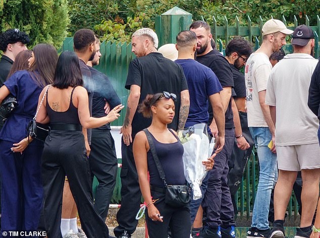 Roughly 30 people attended Pormanove's funeral, following his death last week