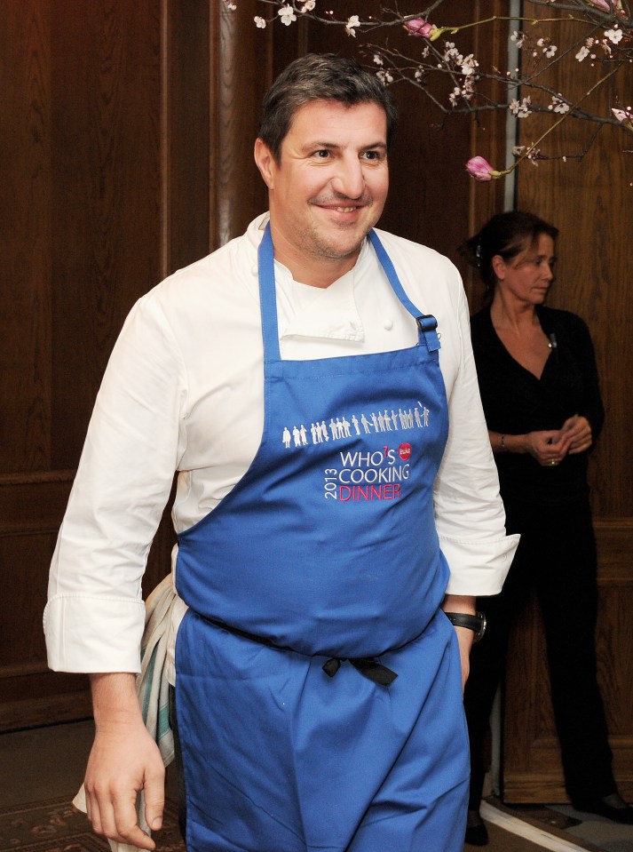 Chef Claude Bosi at the "Who's Cooking Dinner?" charity event.