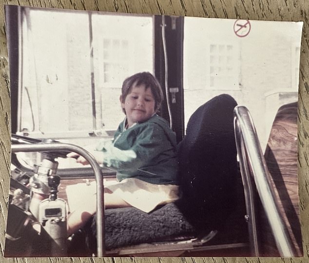 Katie (pictured as a child) writes: 'It’s fair to say I idolised [my mother]. I suppose most little girls feel like this. And now I eulogise her, like anyone grieving their mother does – although mine is not dead'