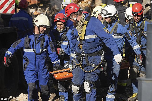 Russian missiles and drones ripped through apartment blocks in Kyiv early on Thursday