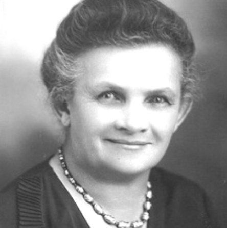 Black and white photo of Augusta Wilhelmine Gein, mother of Ed Gein.