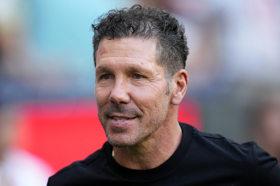 Diego Simeone of Atletico Madrid.
