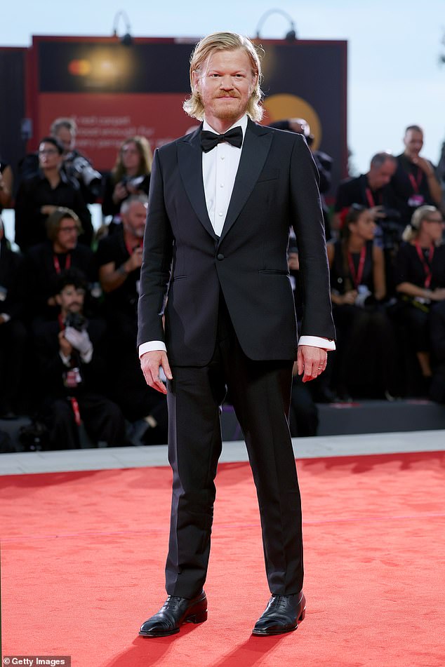 Another star spotted on the red carpet was Jesse Plemons, who stars as Teddy, a conspiracist beekeeper, alongside Emma and Alicia in the film