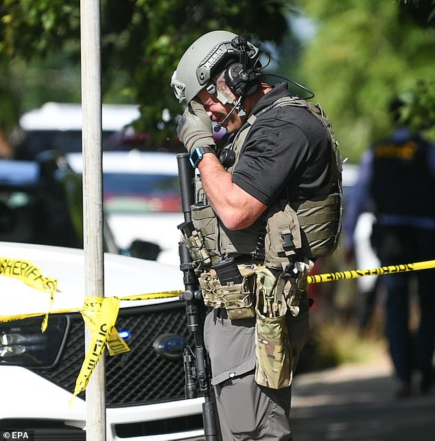 Emergency responders warned there were at least 'two DOAs inside the church' - meaning two would be 'dead on arrival' - after the shooting at the school