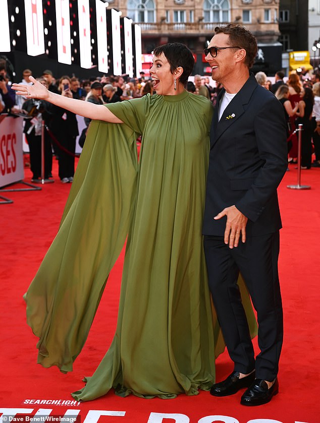 Starring Benedict and Olivia, the dark divorce comedy is set for release August 29 and is based on the 1981 novel