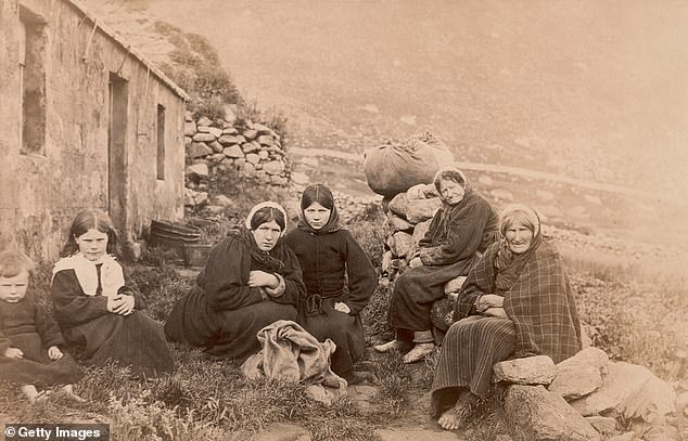 Three generations of women on the archipelago of St Kilda in the Outer Hebrides, 1880