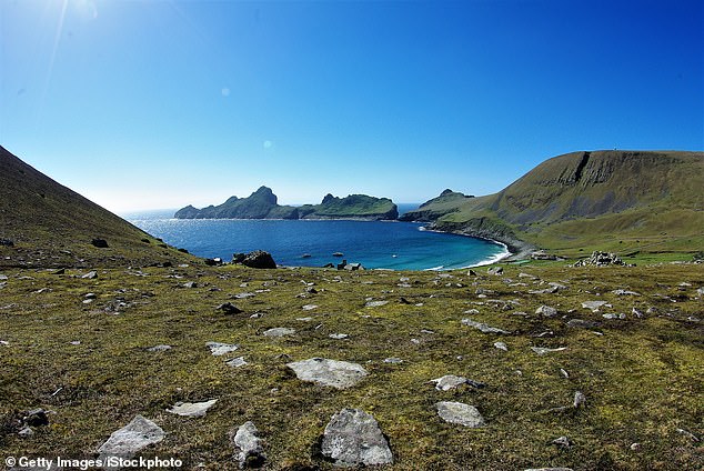 A recent image of St Kilda. The island is now uninhabited