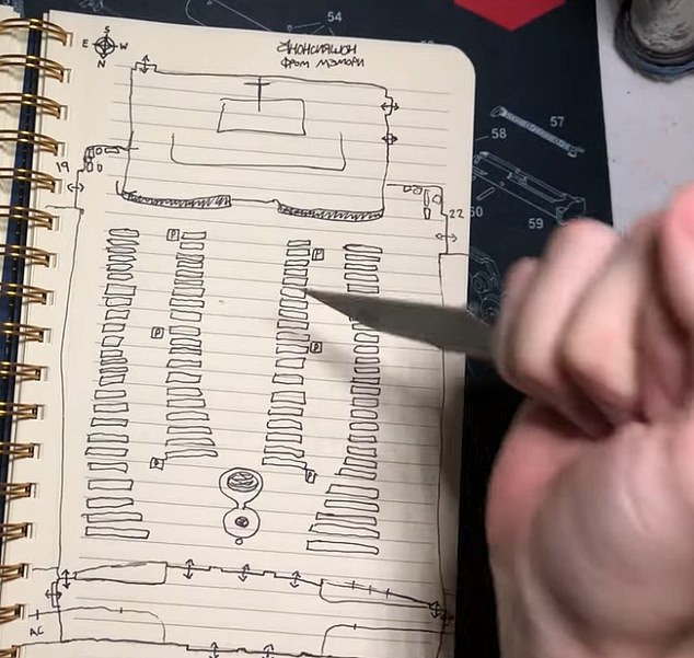 Investigators also believe Westman created a detailed drawing of the inside of the church based on her prior visits there