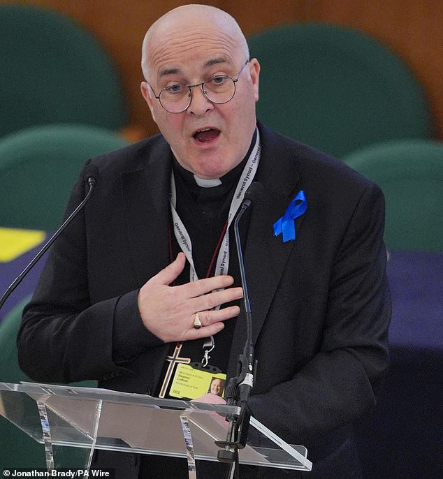 Mr Cottrell (pictured), who sits in the House of Lords, said : 'It is the Christian way to meet those asking for help with compassion and understanding'