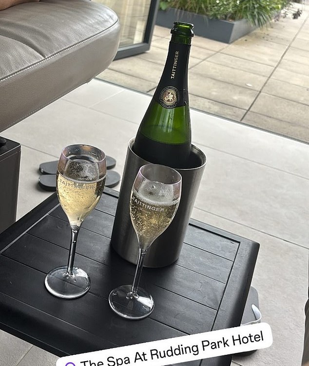 The day before her body was found, Abbey and her husband Sam were posting on social media about their luxurious time away at the Rudding Park Hotel in Harrogate