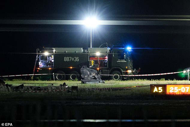 The horrific accident occurred at around 7.25pm local time on Thursday