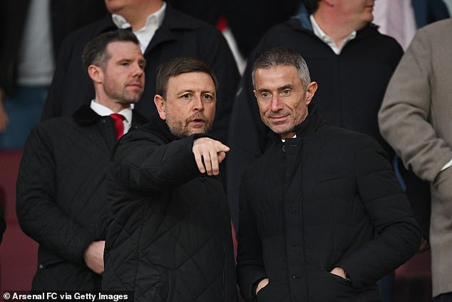 Berta has slotted into the Arsenal leadership group alongside the likes of Richard Garlick, the club's managing director