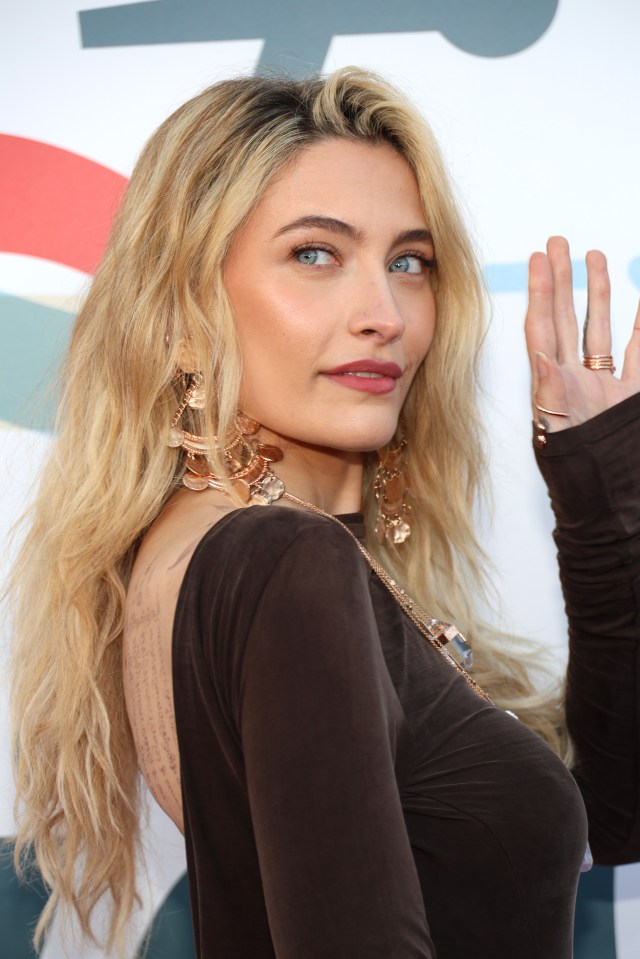 Paris Jackson at the Paramount Golden Globe Nominee Celebration.