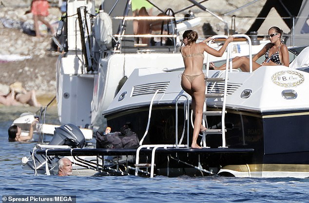 Briatore, 75, was spotted aboard a yacht in the south of France last week