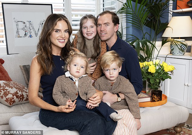 Binky, her daughter India, husband Max Darnton and their two boys Wilder and Wolfie