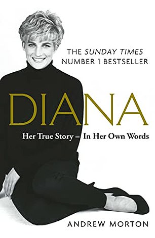 The cover of Morton's biography of Princess Diana is pictured