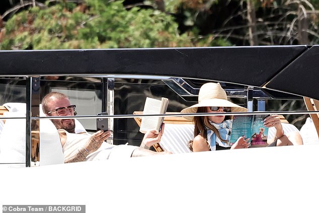 She later settled down to read The Last Mrs Parrish, a psychological thriller