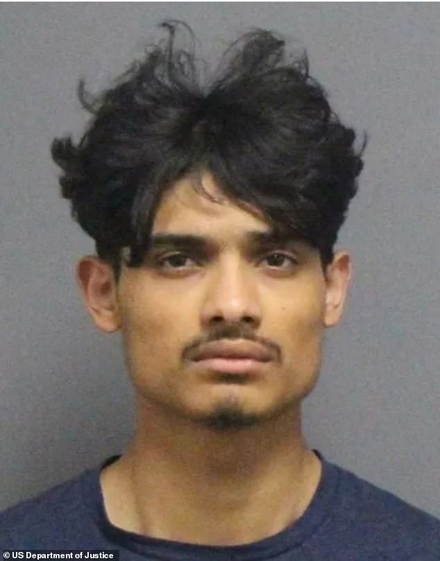 Prasan Nepal, 20, was charged with leading '764 Inferno,' a subgroup of 764 in May, that targeted potential thousands of kids worldwide, some as young as nine. Another American, Leonidas Varagiannis, 21, was also charged