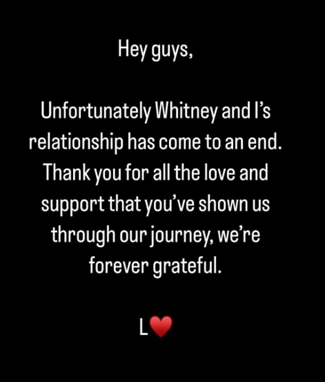 Pictured: the couple announced their break up in April. Ms Abedayo later revealed that she had experienced microagressions during their relationship, accusing her ex of being a 'culture vulture'