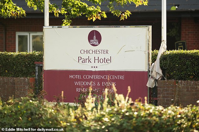 Anti immigration protests have taken place outside the Park Hotel in Chichester, were migrants are believed to be housed, in recent weeks