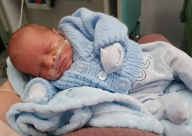 Zoe Ward, 32, entrusted her son Bleu (pictured) to Upton in 2021 after he died of brain damage at just three weeks old