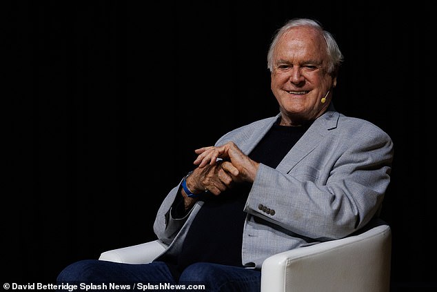Despite his ill health John Cleese (pictured) is set to tour America this September and joked he hopes he doesn't die while on the road