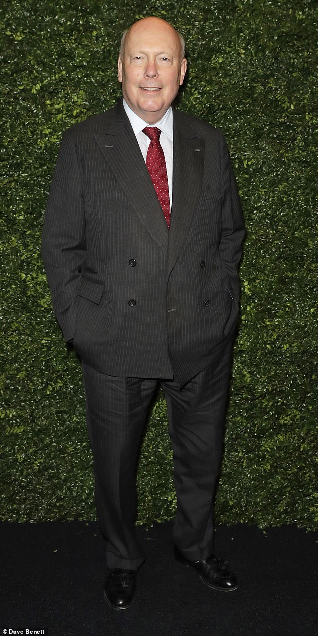 Reflecting on his own health, Julian Fellowes, 76, who has been diagnosed with an incurable tremor, said: ¿I¿m also in my last chapter' (pictured in 2020)