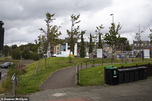 The park where the confrontation between the 12-year-old girl and Bulgarian man took place
