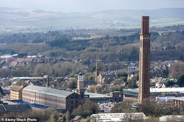 The 282ft Cox’s Stack is a reminder of Dundee’s power and influence in times gone by
