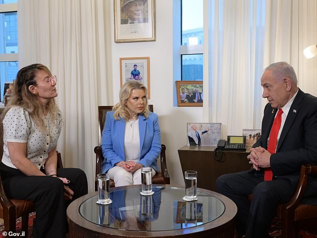 Sabine Taasa shared the security camera footage from her family home in Netiv Ha'asara, southern Israel, as part of a joint public diplomacy effort