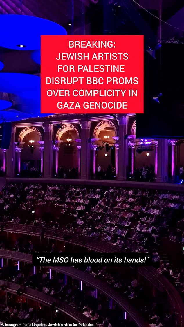 Shouts of 'you silenced Jayson Gillham' and the 'MSO is complicit in genocide' was also heard, followed by booing from the audience