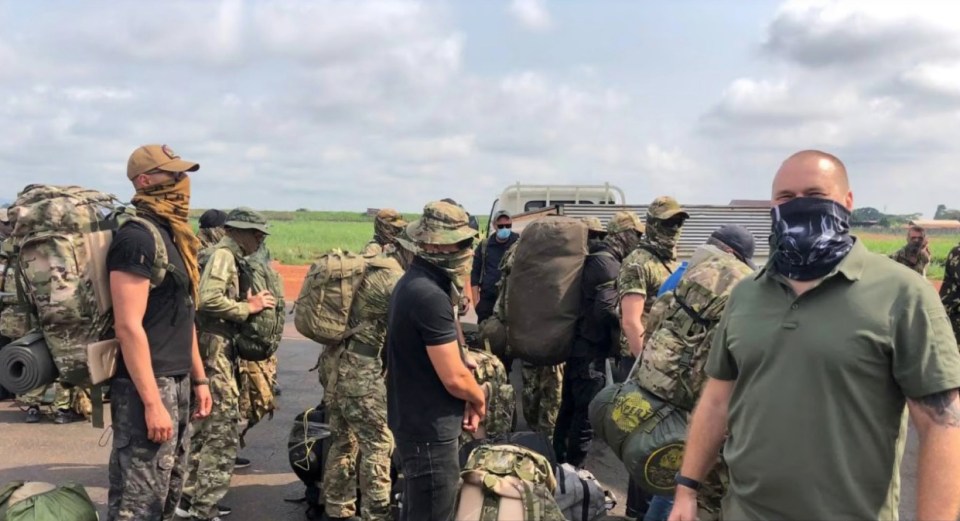 Russian mercenaries in the Central African Republic.