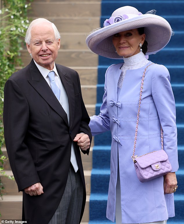 Prince Philipp of Liechtenstein and Princess Isabelle of Liechtenstein were also among the guests at the nuptial do on Saturday