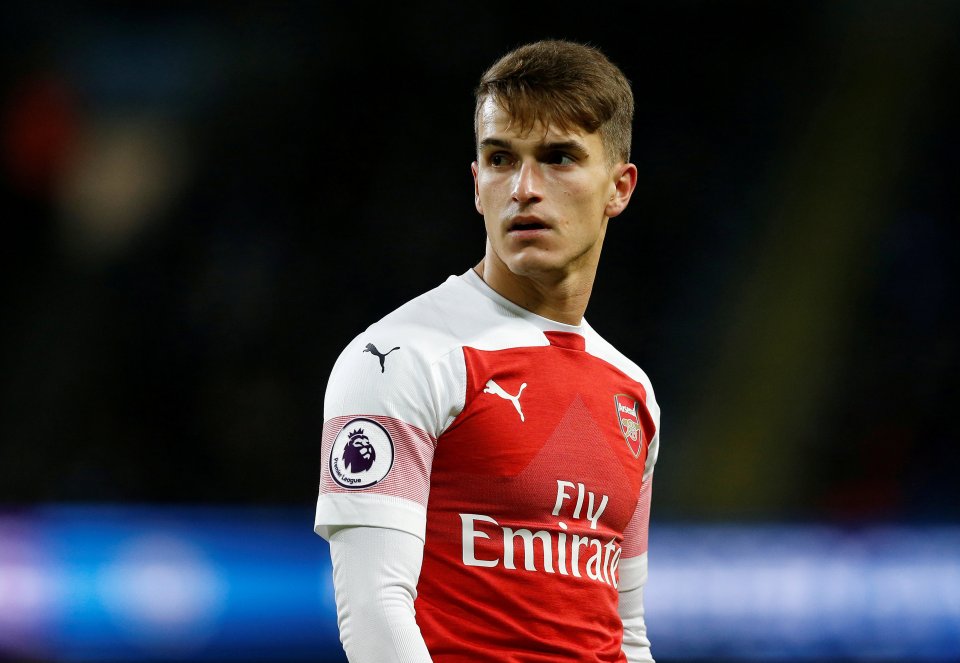 Denis Suarez in Arsenal jersey.