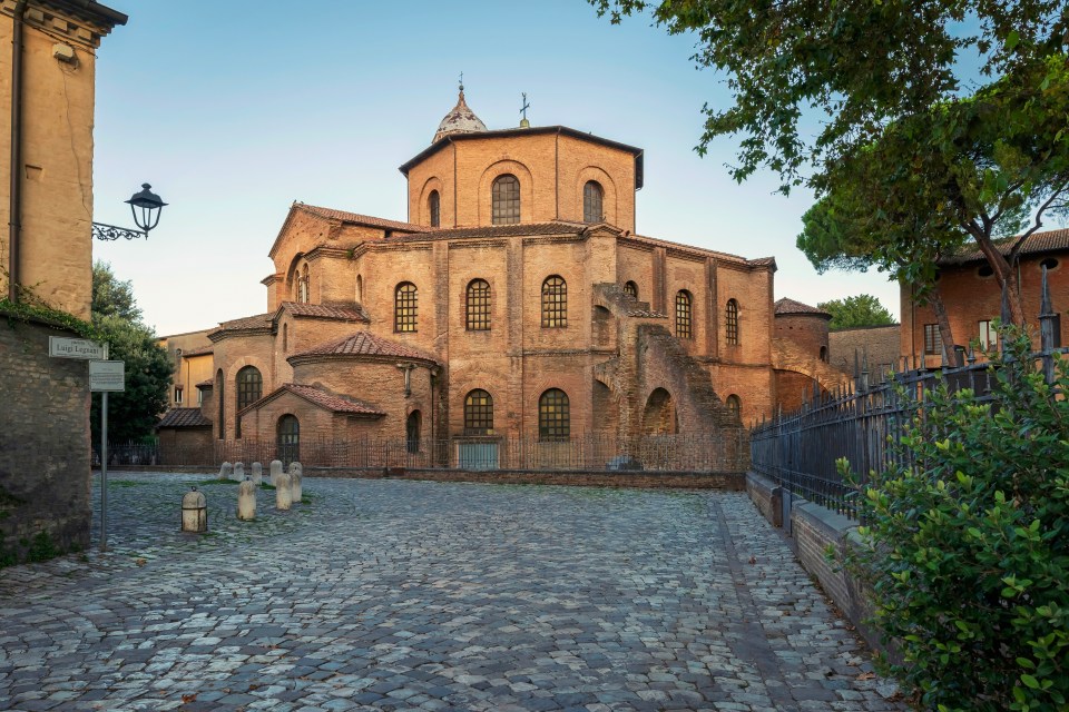 Basilica di San Vitale in Ravenna, Italy.