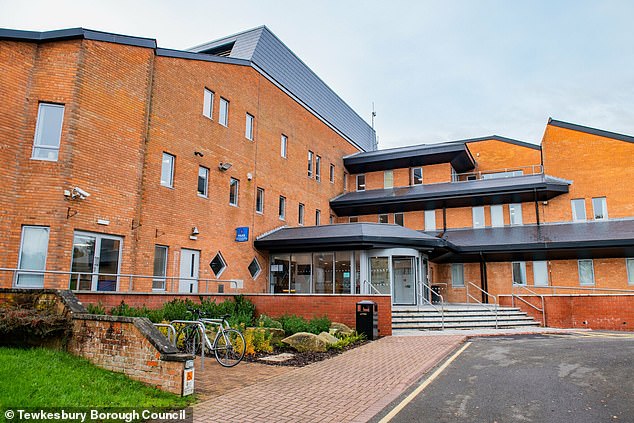 Howells worked simultaneously for Tewkesbury borough council (pictured), South Gloucestershire council and Publica Group between February 2022 and June 2023
